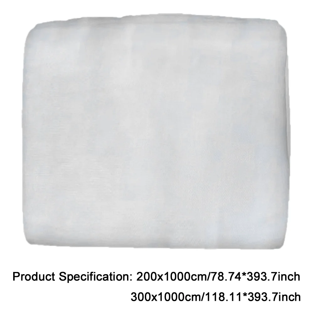 2er-Pack 8 x 32 Fuß Pflanzenabdeckung, Reihenabdeckung, Netznetz, Insekten-Schädlingsbarriere, Vogelnetz zum Schutz Ihrer Pflanzenfrüchte, Blumen