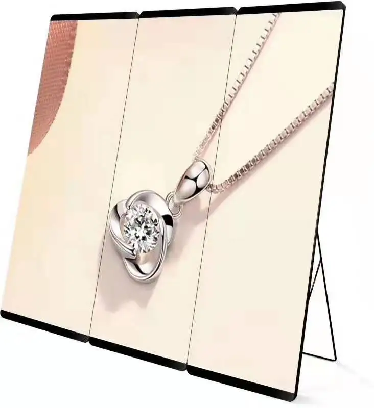 Tragbares intelligentes Werbe-LED-Bildschirm-Poster für den Innenbereich, stehend, P2,5-LED-Display