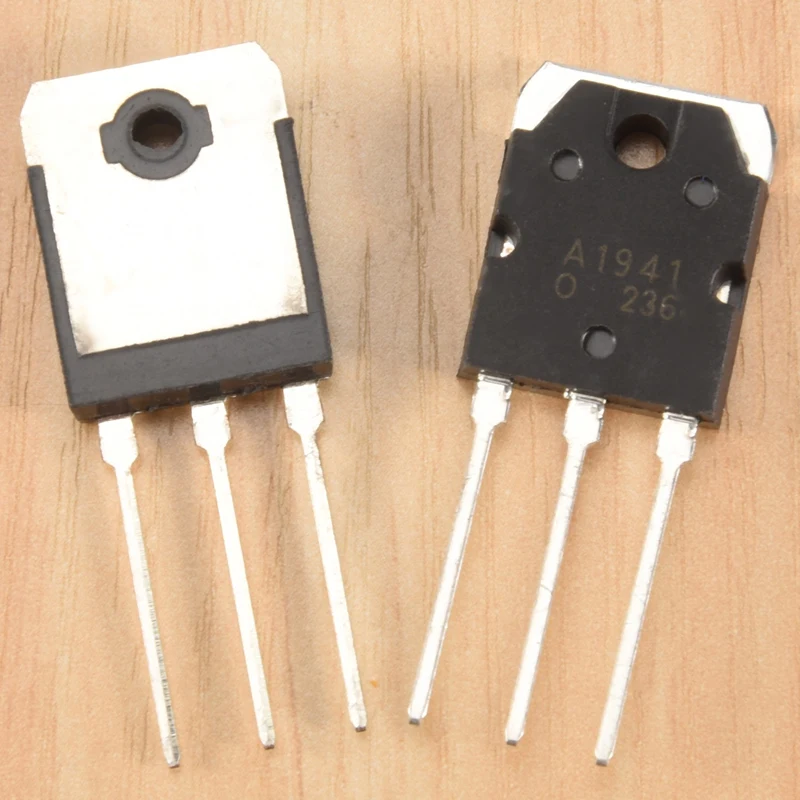 Transistor au silicium amplificateur de puissance, paire A1941 + C5contem10A 200V