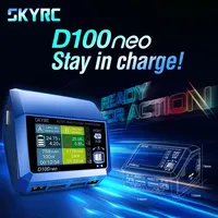 SKYRC D100neo Smart Charger AC 100W/DC 200W Dual Input Suitable for 1-6S LiPo/LiFe/LiIon/LiHV Battery RC Model Car Accessories