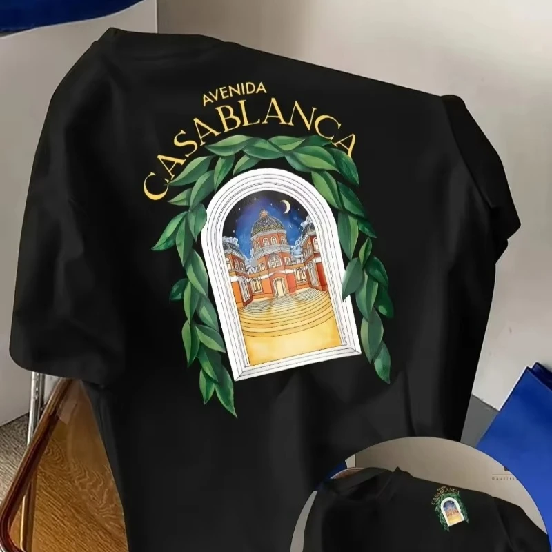 تي شيرت رجالي مطبوع على الوجهين تي شيرت كاجوال بوليستر قابل للتنفس تي شيرت Avidaan جرافيك ومناظر طبيعية ملابس صيفية علوية Sof #2