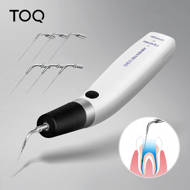 Rechargeable Dental Endo Ultra Activator Ultrasonic Irrigator Kit With Multiple Tips For Root Canal Cleaning Dental Clinic Lab