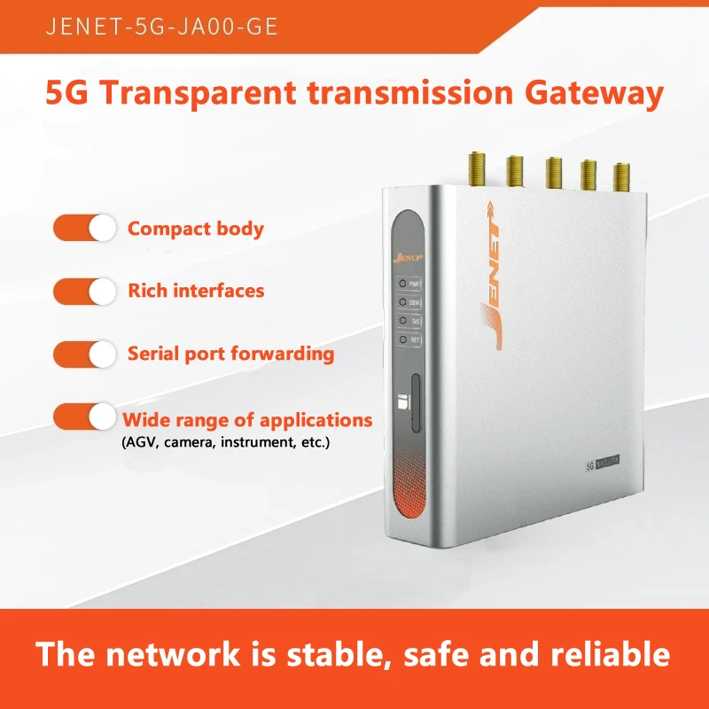 5G Industrial Gateway Gigabit Ethernet Port Data Transparent Transmission Industrial WIFI Router Industrial Intelligent IoT