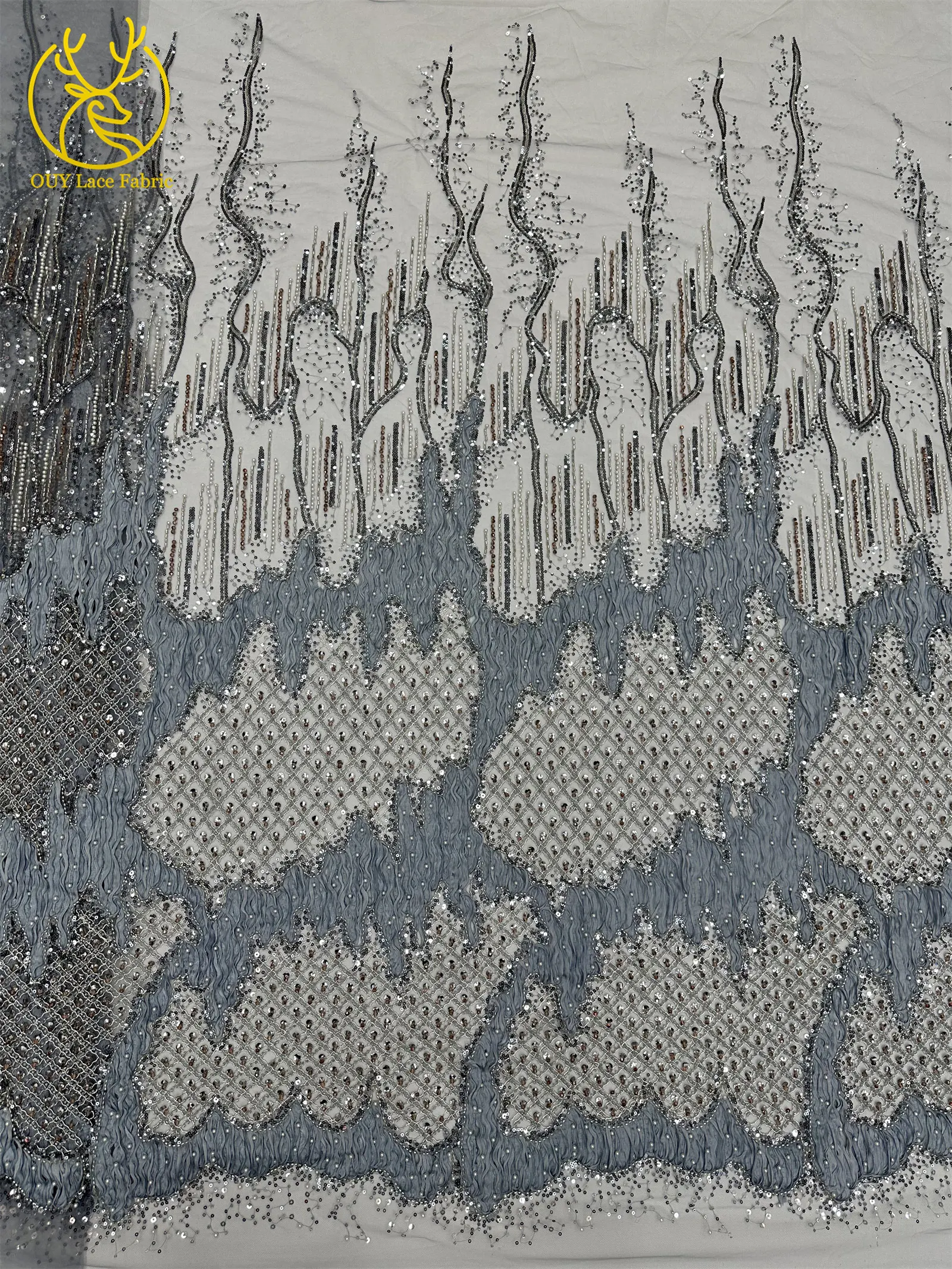 2026 Neues Design Französischer Perlen-Tüll-Spitzenstoff Weinrot Nigerianischer Afrikanischer Pailletten-Netzstoff für Abendkleider 5 Yards – Detail 31