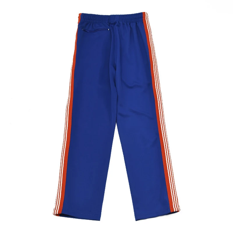 Colorful Blue Pants Good Quality Fashion Street Men Woman Side Edge Weaving Embroidery Logo Loose Joggers Sweatpants