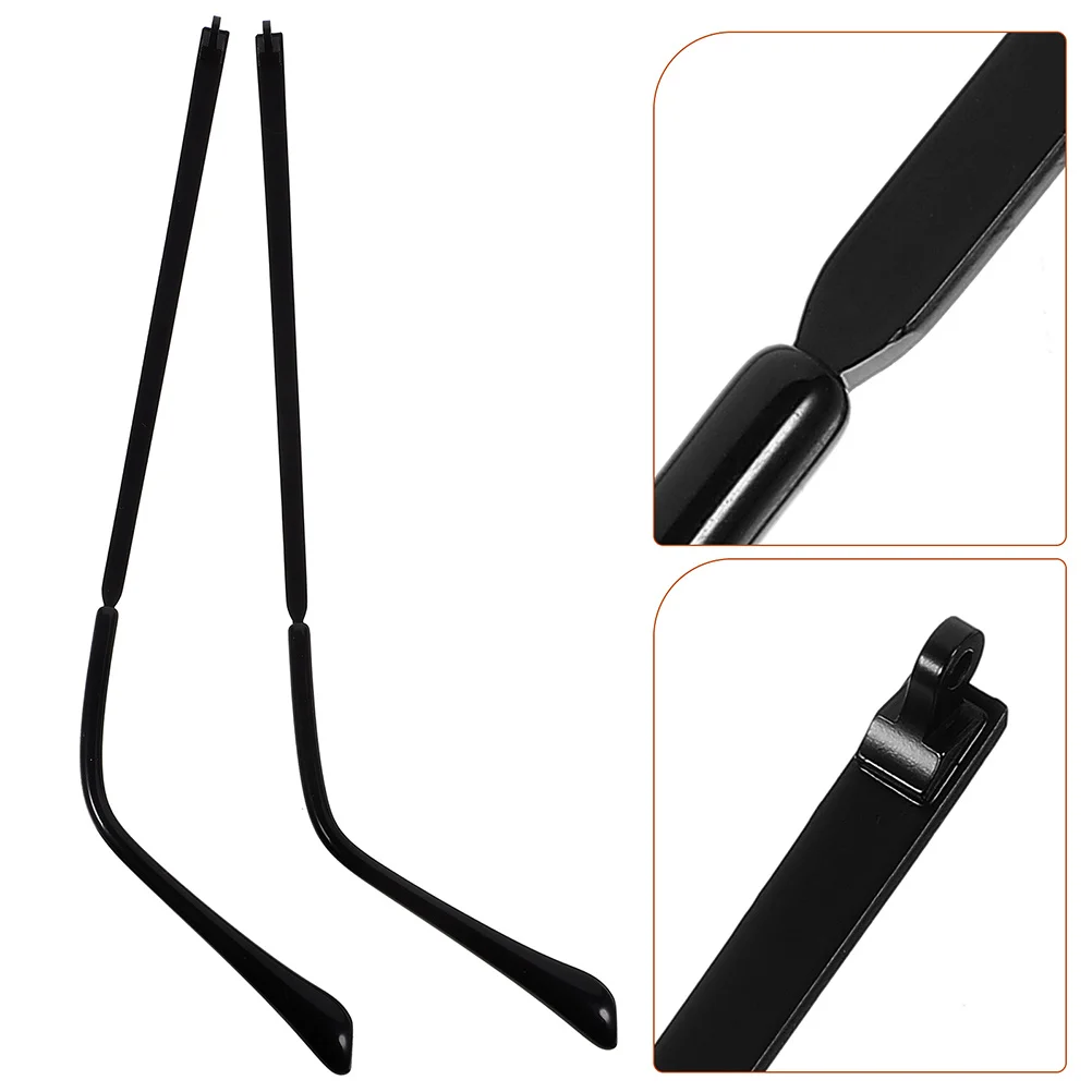 

2Pairs Universal Glasses Arm Replacement Wear Resistant Eyeglasses Temples Easy to Install Suitable for Sunglasses Reading