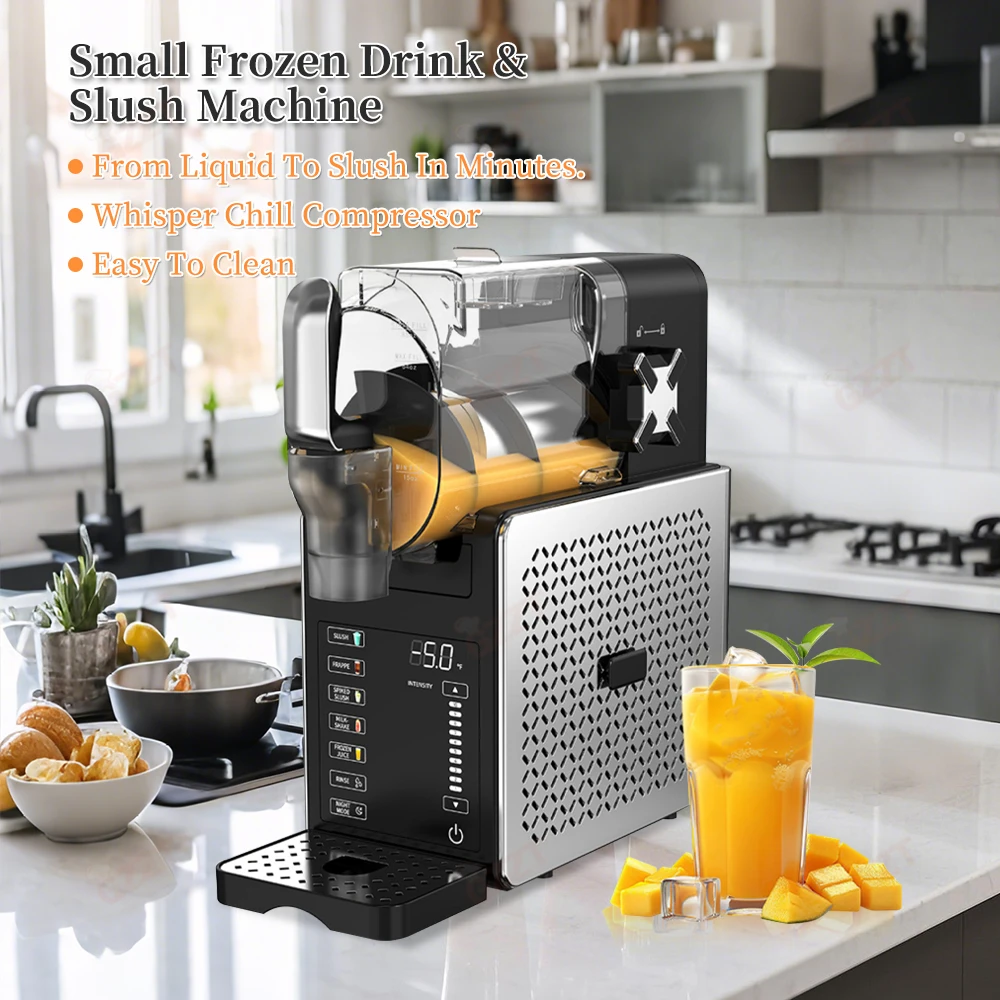 GZZT Frozen Drink Maker Snow Melting Machine Small Household Cold Drink Milkshake Machine Commercial Smoothie Cold Drink Machine