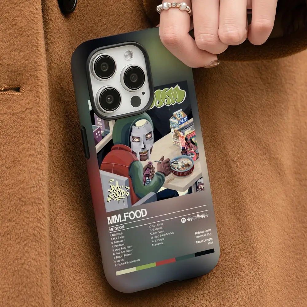Mf Doom Album Custodia per telefono per Samsung Galaxy S25 24 23 22 Ultra Plus A56 36 26 Guscio rigido a doppio strato HD lucido