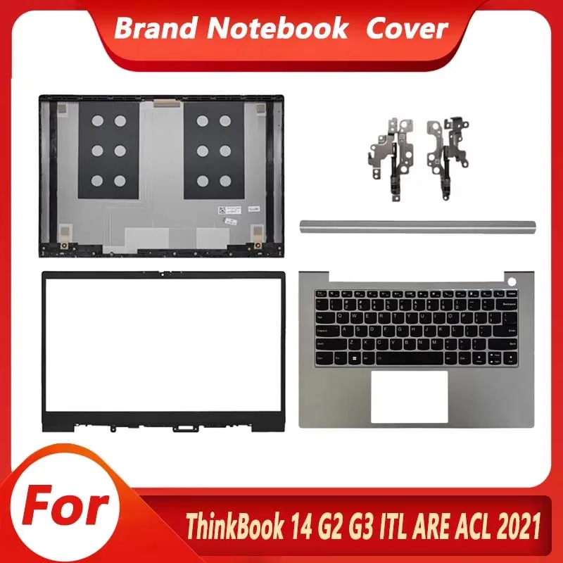 

New Case For ThinkBook 14 G2 G3 ITL ARE ACL 2021 Laptop LCD Screen Back Top Cover Front Frame Bezel Keyboard Hinges Hingecover