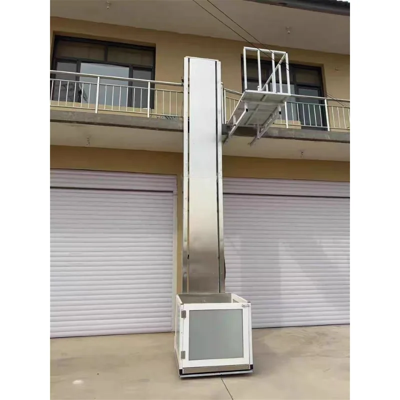 2-8M Villa Home Small Hydraulic Elevator Lift Freight Lift Platform Warehouse Factory Cargo Lift Elderly with Limited Mobility
