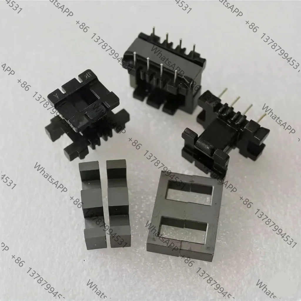 EE Vertical Type Ferrite Magnetic Core Bobbin PC40 Transformer Inductor EE10 EE13 EE16 EE19 EE22 3+3 3+4 4+4 5+5 Pin view 3