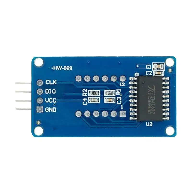 10PCS TM1637 4 Bits Digital LED Display Module For 7 Segment 0.36Inch Clock RED Anode Tube Four Serial Driver Board Pack