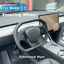 For Tesla Model 3 Model Y Heating Cybertruck Style Steering Wheel  Tesla Steering Wheel