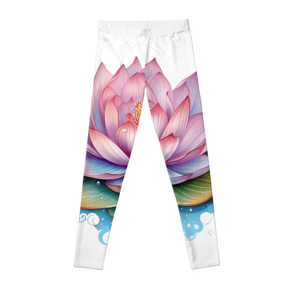 

Floral Dreams: Elegant Flower Art Leggings for girls Sports pants for Womens Leggings