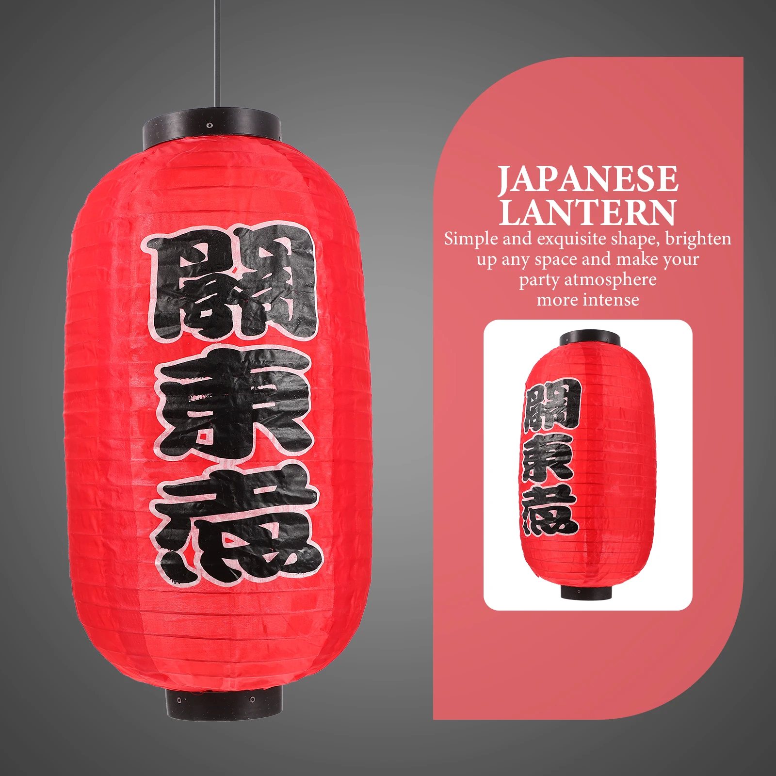 

2 Pcs Winter Melon Decorative Lantern Traditional Asian Japanese Lanterns Hanging Red Silk Outdoor Hand-Pulled Noodle