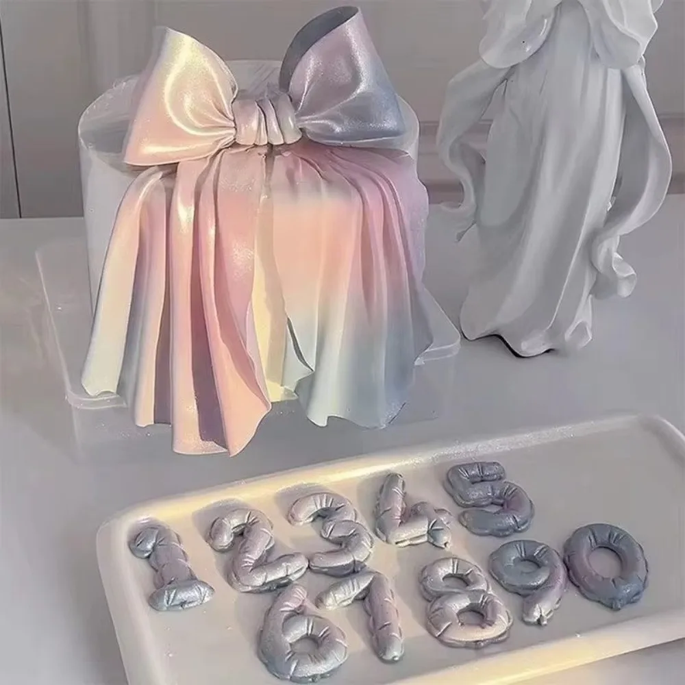 جديد سيليكون فندان قالب تزيين الكعكة مصاصة شكل الغذاء الصف الشوكولاته الخبز أداة DIY عدد القالب #4