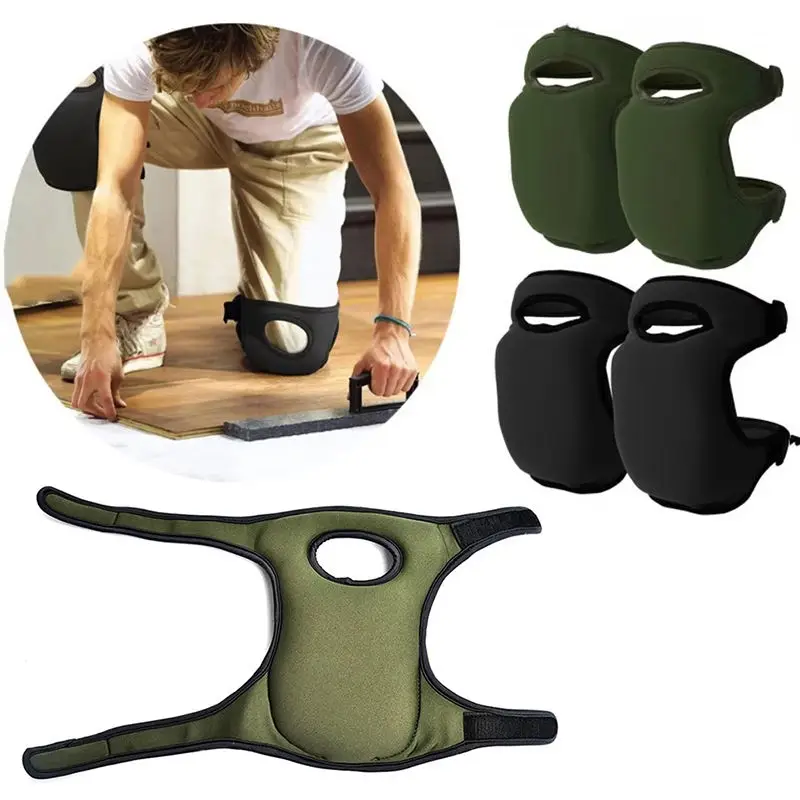 Heavy Duty Garden Knee Pads with Adjustable Straps, Ergonomic EVA Foam Gardening Knee Protector for Outdoor Landscaping Work
