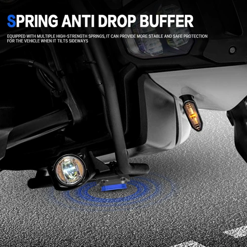 Imagen 2 del producto Protector de motor de motocicleta, bloque decorativo de parachoques y llavero para África Twin 1100 CRF1100/L CRF 1000/L XRV 750