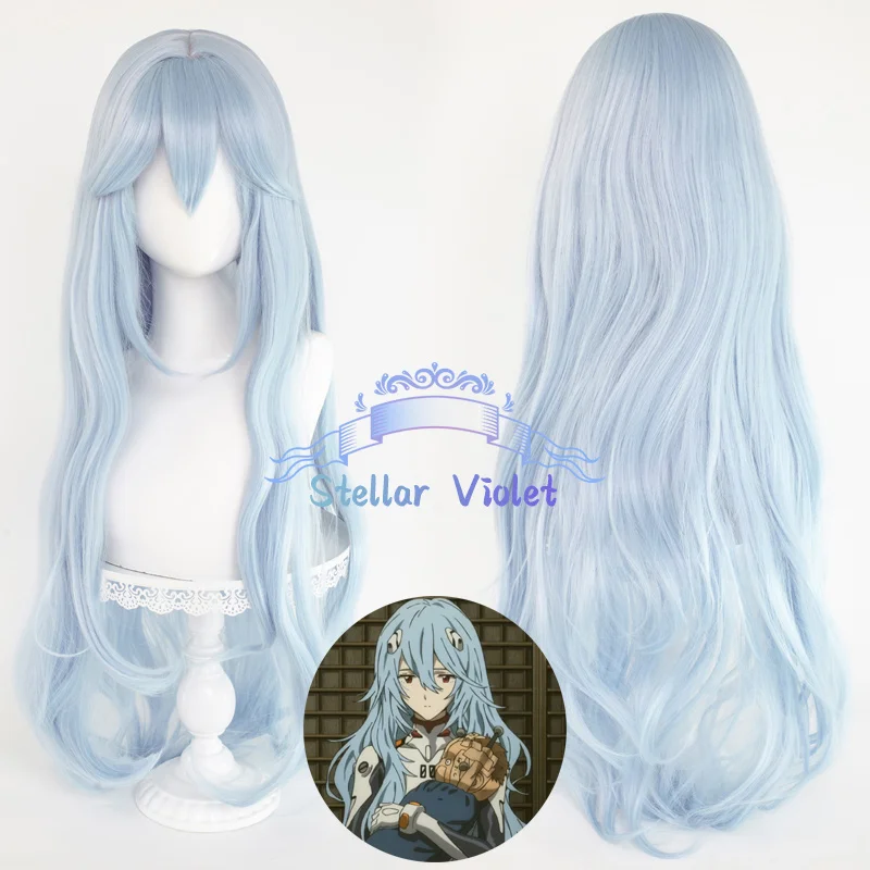 Katsuragi ميساتو شعر مستعار تأثيري مقاومة للحرارة أنيمي إيفا أيانامي ري تأثيري بيروكات صناعية Asuka Langley Soryu أنيمي شعر مستعار هالوين