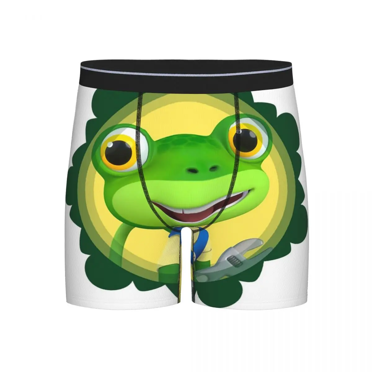 

Long Boxer Underpants Shorts Geckos Garage Panties Men Breathable Underwear for Homme Man Boyfriend Gift