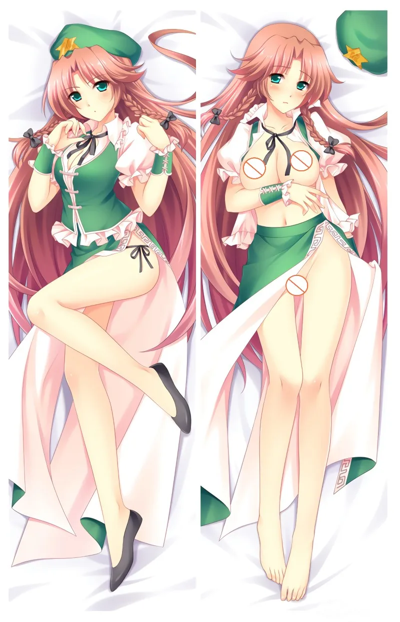 

Dakimakura Anime Pillow Case Hong Meiling Double-sided Print Of Life-size Body Pillowcase Gifts Can be Customized