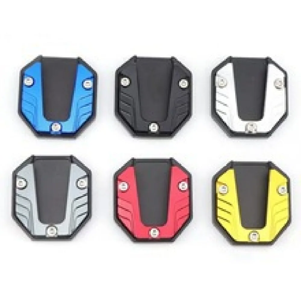 Motorcycle Kickstand Side Stand Extension Pad Enlarger Base For Motorbike Scooter Electric Vehicle Modification