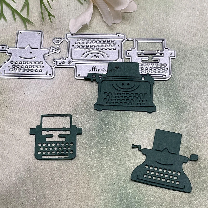 New Typewriter decoration DIY Craft Metal Cutting Die Scrapbook Embossed Paper Card Album Craft Template Stencil Dies