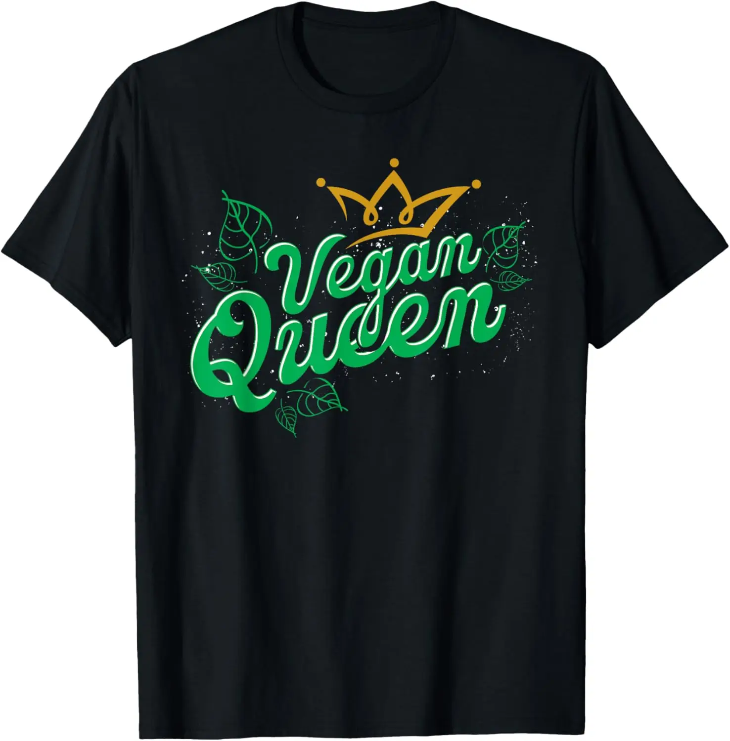 Plant Based Women Girls Veggies Veganism Vegan Queen T-Shirt