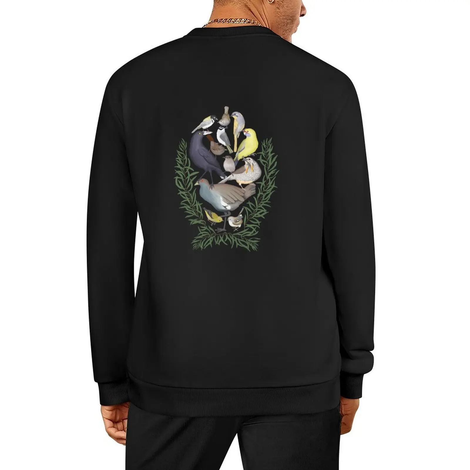 

Tassie's Endemic Birds Pullover clothes for men korean style clothes japanese style mens designer clothes graphic sweatshirts
