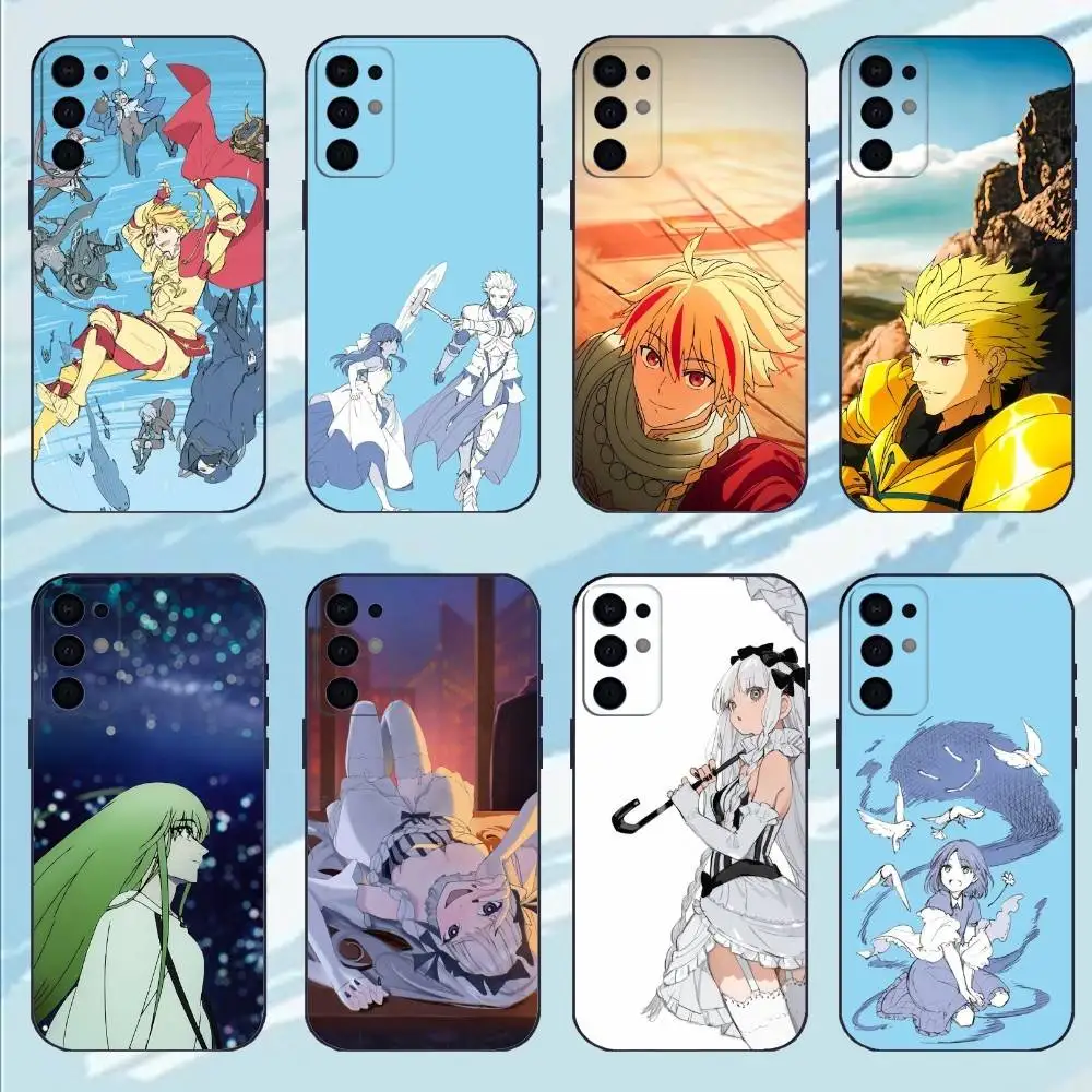 

Anime Fate Strange Fake Phone Case For Samsung S25,S24,S23,S22,S21,S20,Plus,lite Soft Black Shell