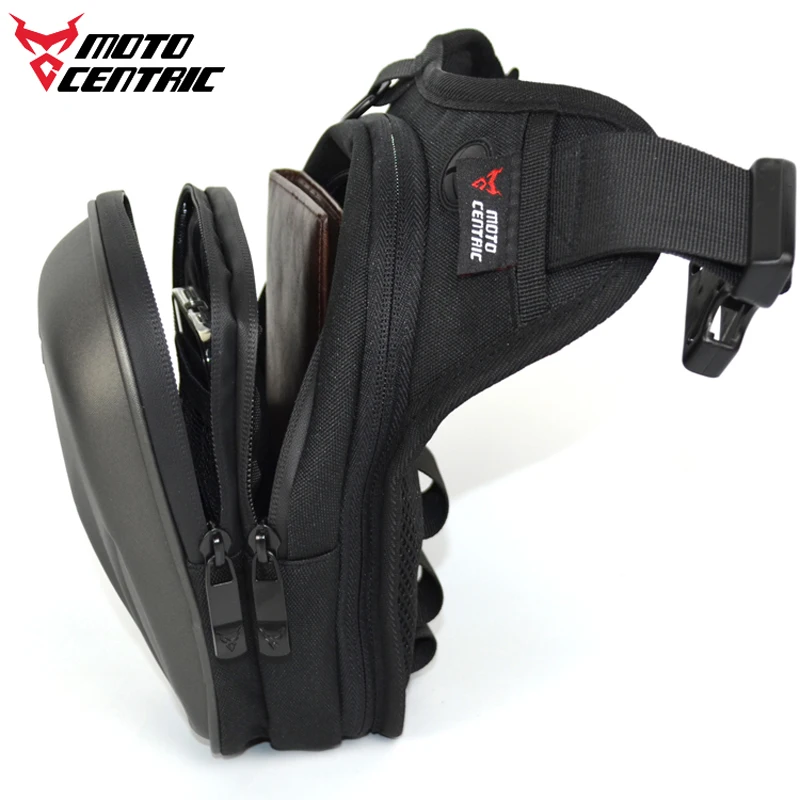 Waterproof Motorcycle Wasit Bag Drop Leg Bag Outdoor Casual Moto Bag Fanny Pack Motorbike Hard Shell Hip Belt Backpack