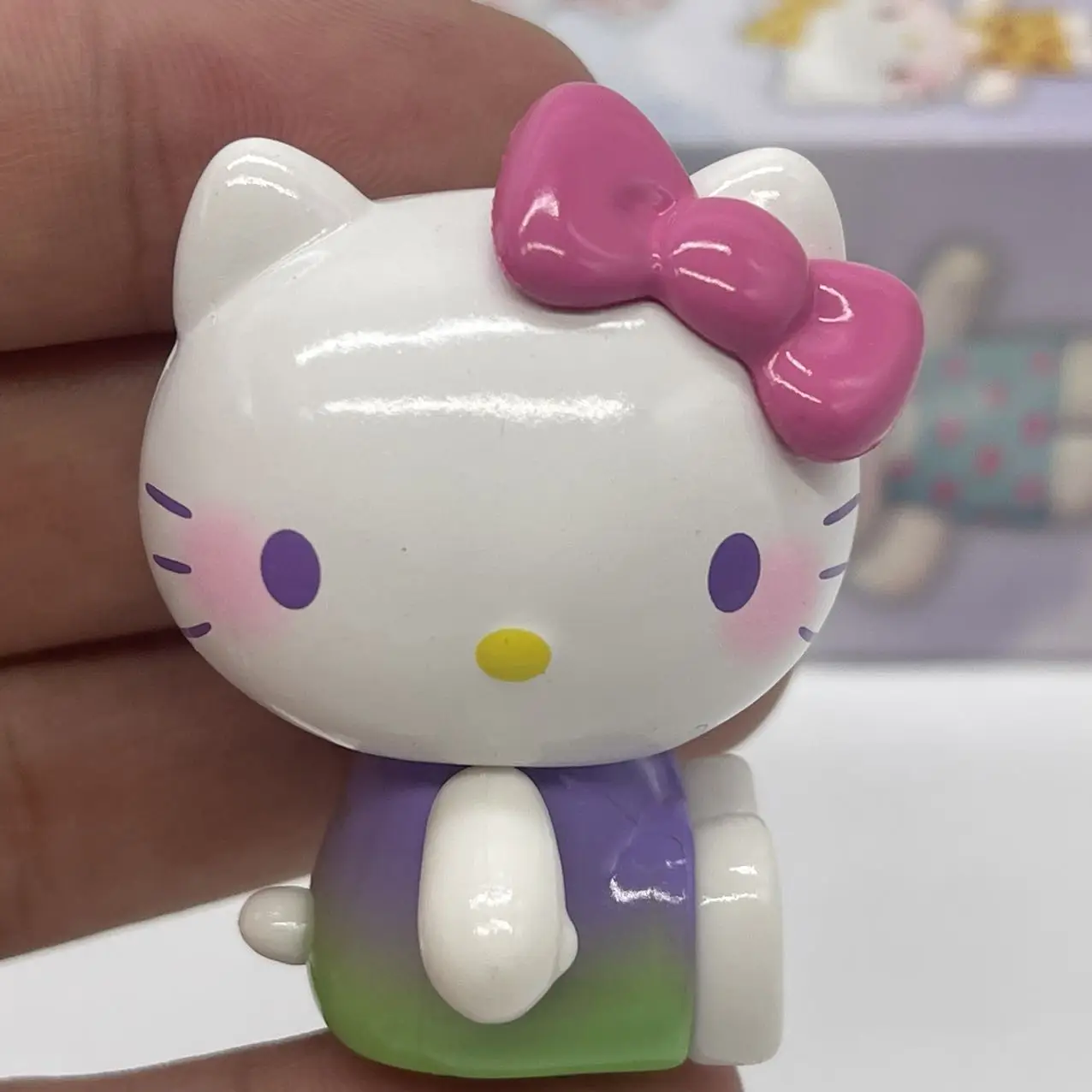 الصيف كيتي تمثال قوس قزح السكر سلسلة العصرية صندوق أعمى اللعب الحيوان سطح المكتب الديكور تذكارية هدية تحصيل العناصر