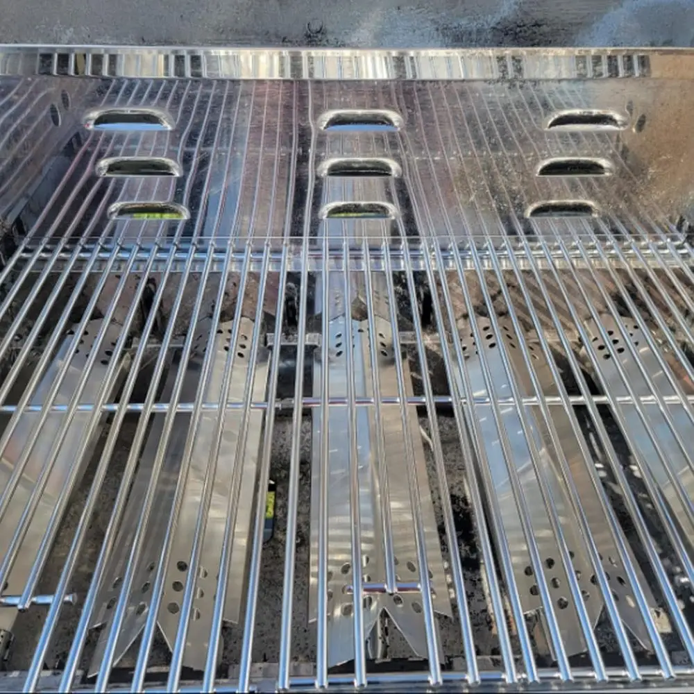 Nexgrill Kit de remplacement de gril à 4 brûleurs : boucliers thermiques et grilles de cuisson pour les modèles 720-0888S, 720-0888N, 720-0888, 720-0830H, 7
