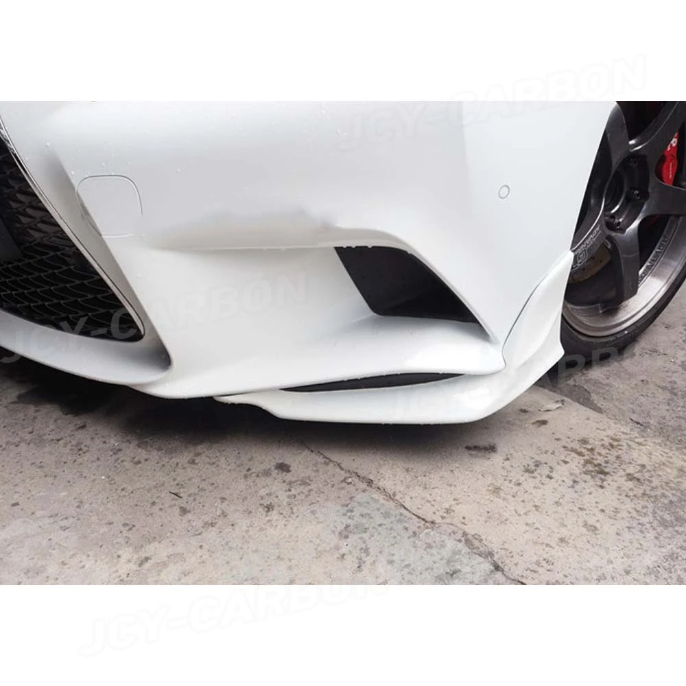 JCYECF Front Bumper Lip Spoiler Splitter For Lexus IS250 300 IS F Sport Sedan 4 Door 2006-2016 Carbon Fiber Body Kits view 4
