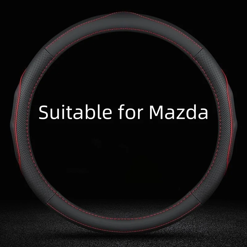 

Подходит для Mazda, подходящий чехол на руль Angke Sela CXCX4 Artrui Wing CXX4, круглый руль, дышащий, антитик