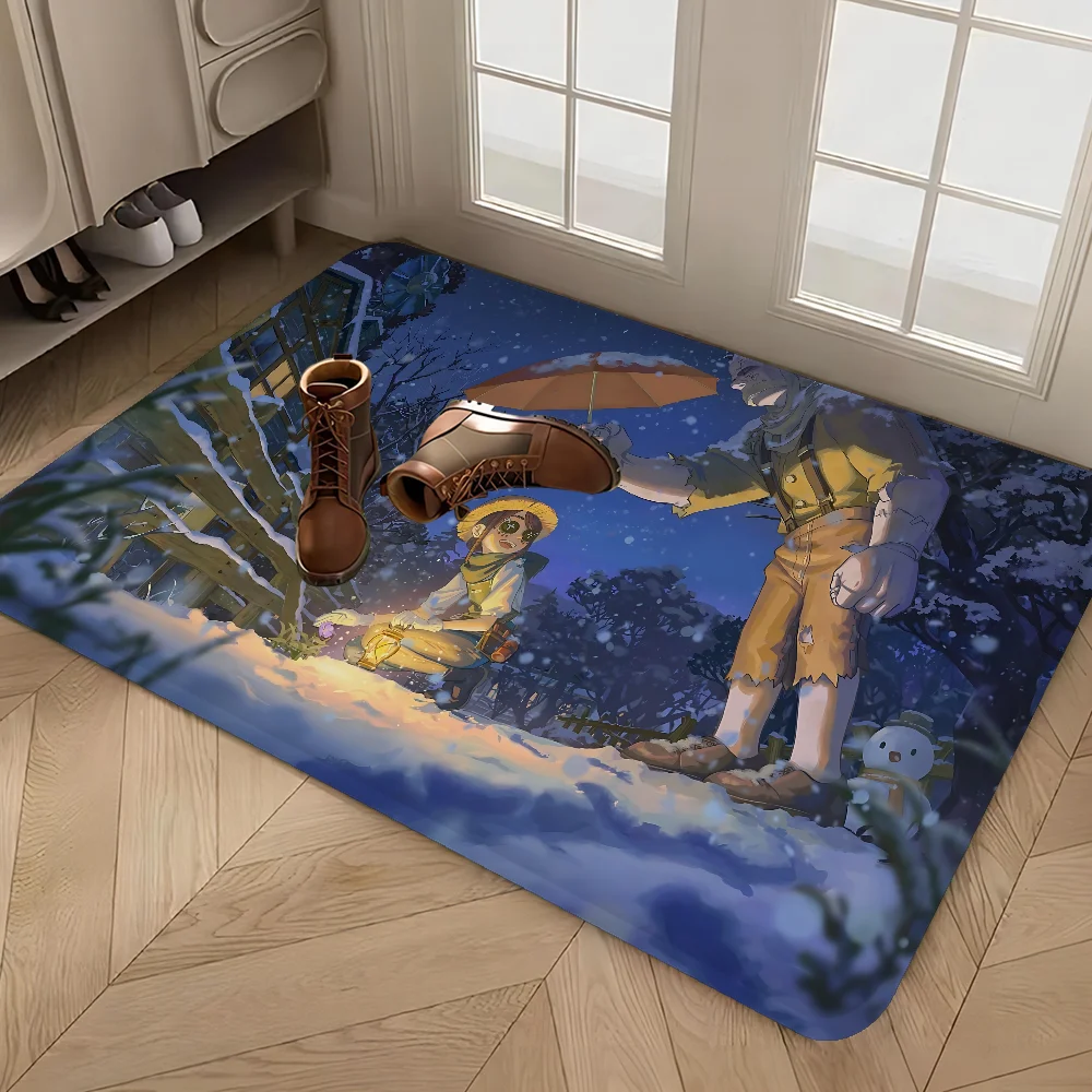 Popular Game Identity Ⅴ Room Mats Anti-slip Absorb Water Long Strip Cushion Bedroon Mat Household Carpets