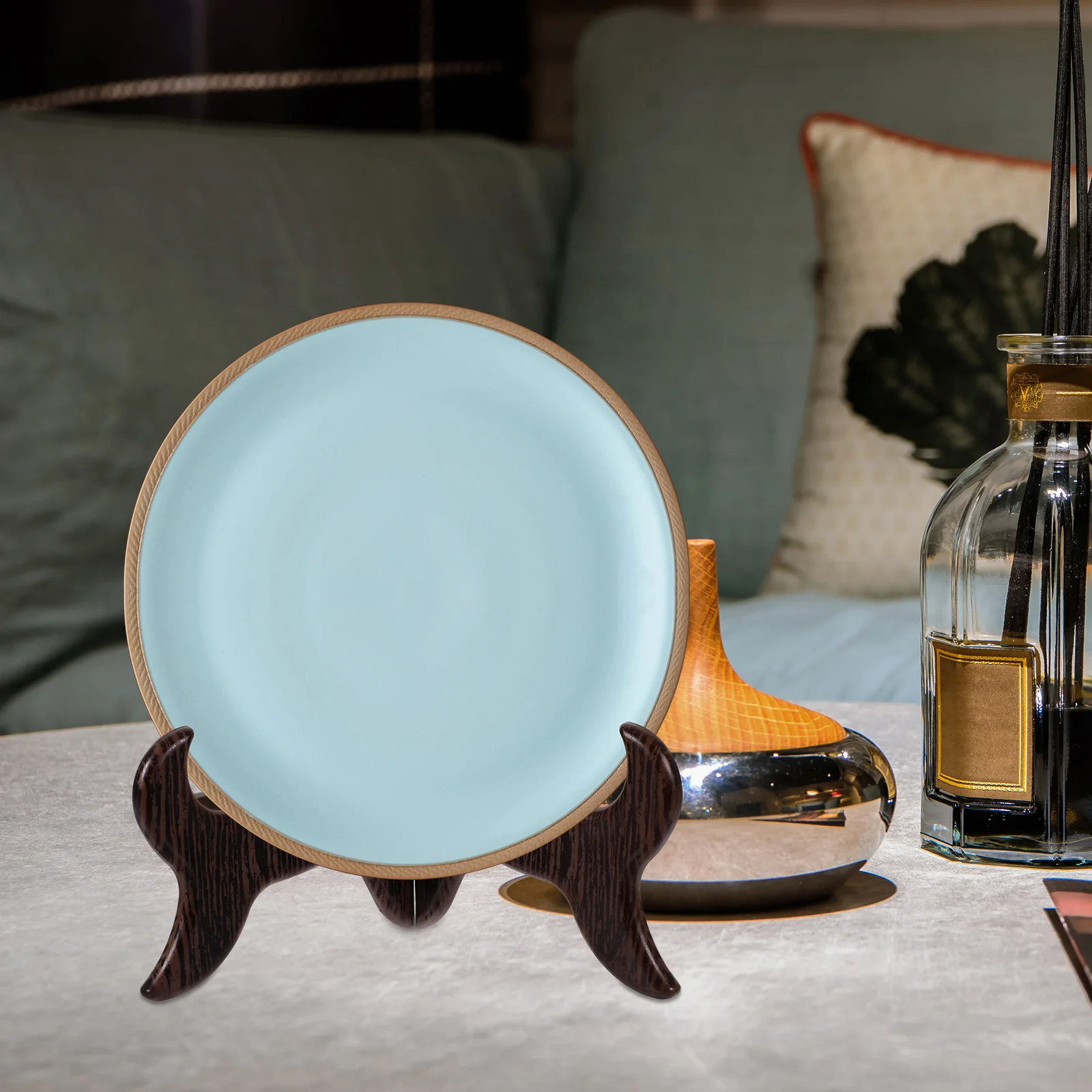 

Tea Stand Plate Display Holder Cake Bracket Puerh Plaque Stands for Brick