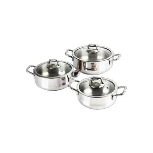 Acar Carat Berlin Series 6 Piece Steel Casserole Cookware Set 17058