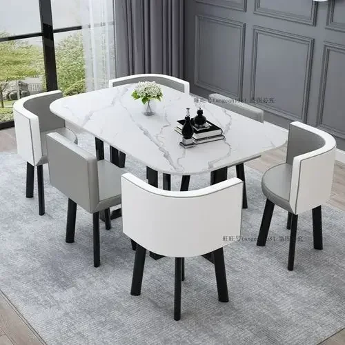 Y Nordic Chairs Dining Table Centerpiece Multifuctional Kitchen  Dining Table Rectangular Big Mesas De Comedor Furniture