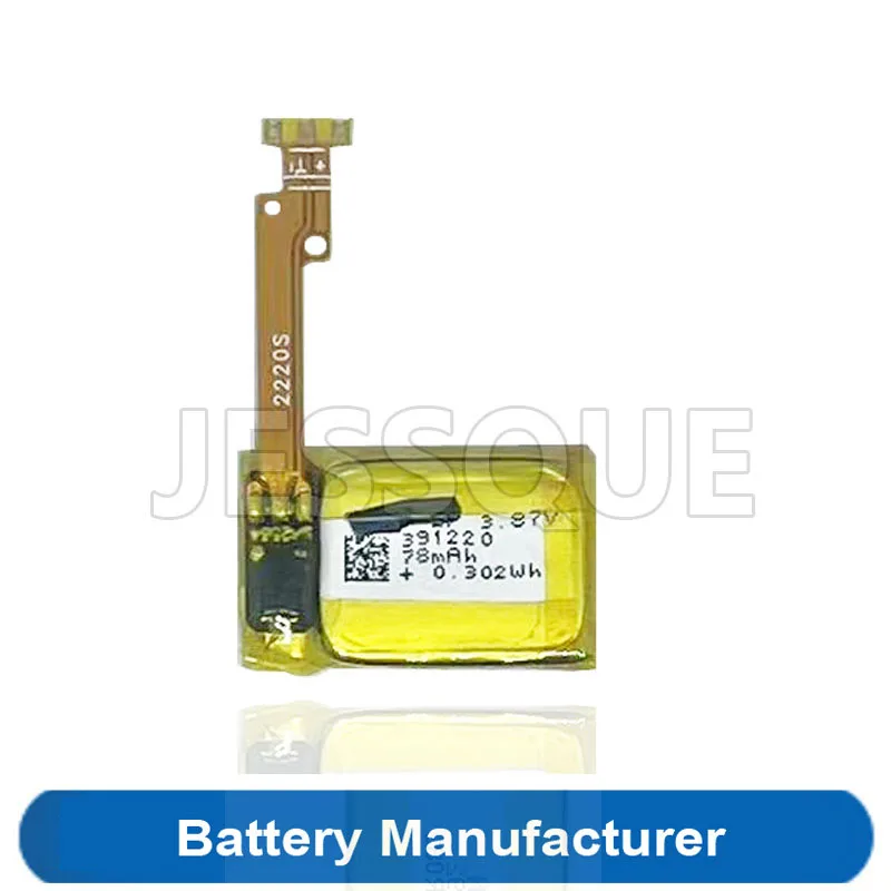 

78mAh 3.87V 391220 Battery For Fitbit Inspire 3 III Smart Watch Batterie