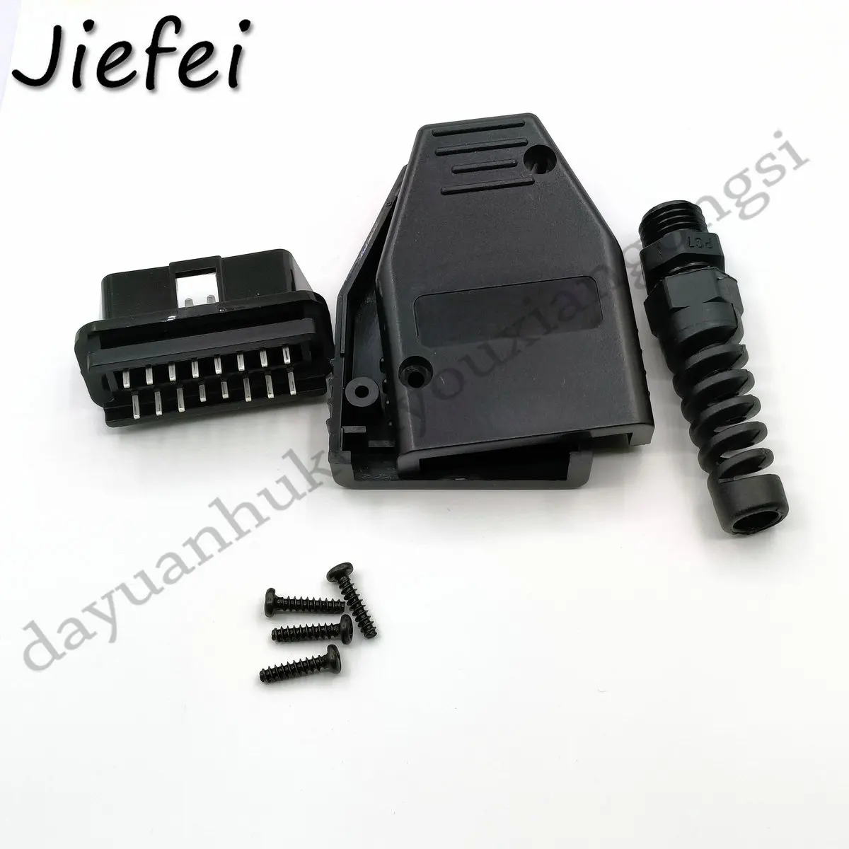 

50-100 Pcs OBD2 Tool Standard Plug Shell For Protocols OBD OBDII EOBD J1962 OBD2 16Pin Male Plug Connector Interface