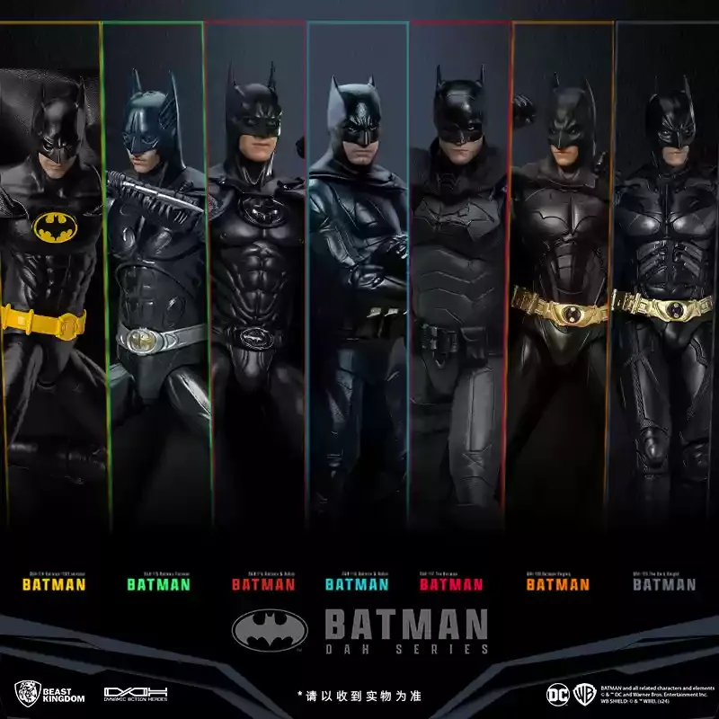 

21cm Dc Justice League Batman Begins Dark Knight Action Figure Set Doll Movability Model Ornaments Toys Birthday Gift Collection