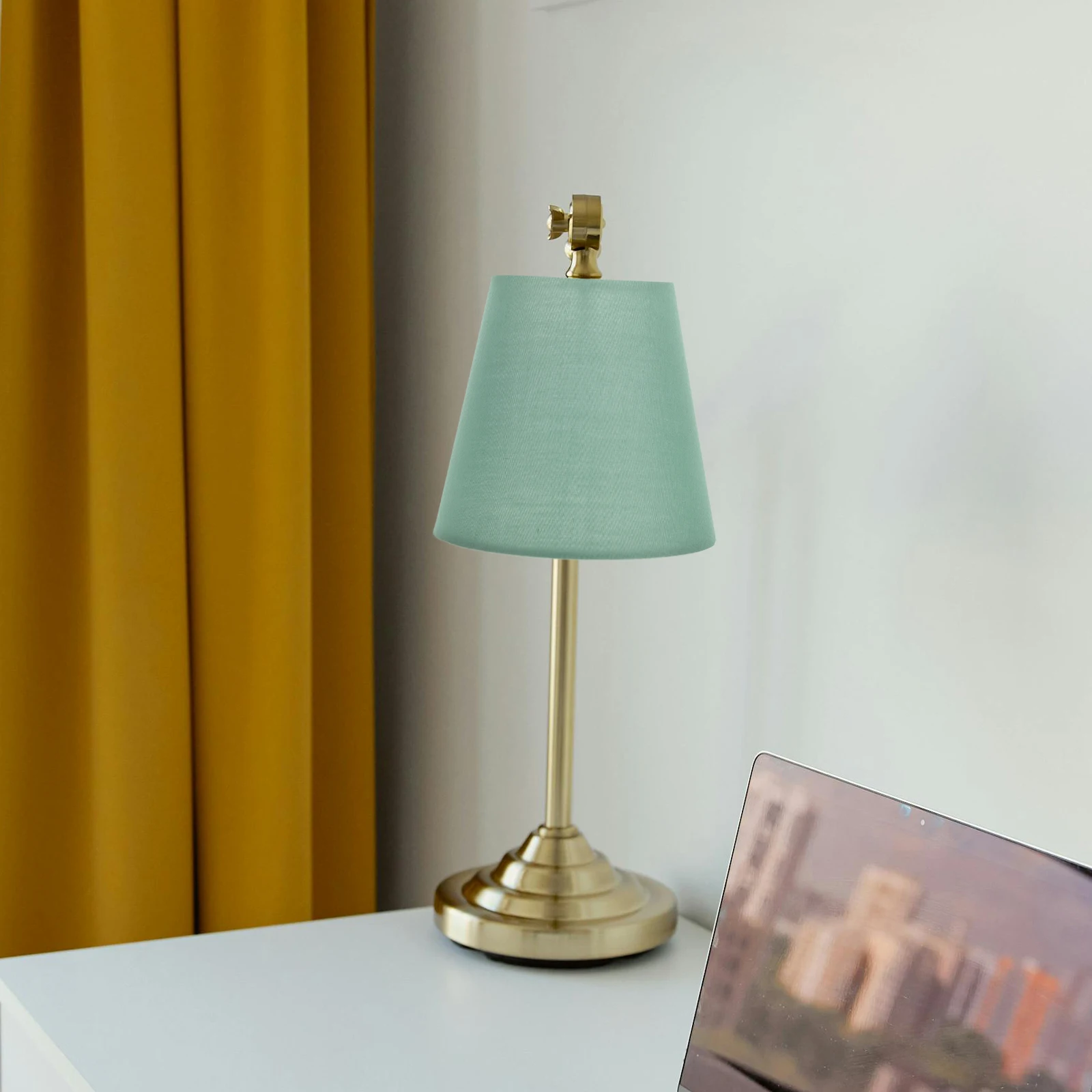 

Macaron Lampshade Small Pale Green Cloth Cover Vintage Light Shade For Chandelier Desk Lamp Bedroom Living Room Kitchen Lighting