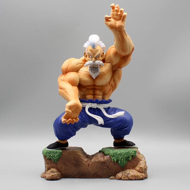 25cm figurki Anime Dragon Ball Super Master Roshi dwie głowy figurki Kame Sennin zabawki z PVC dla dzieci DBZ Model kolekcjonera