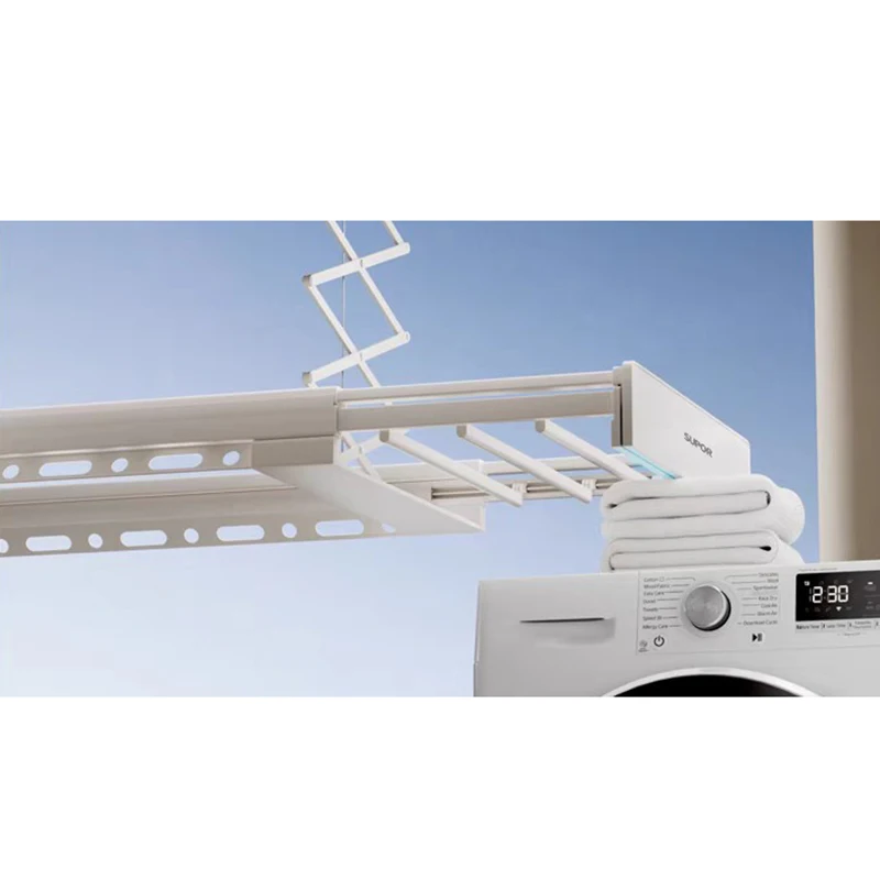 Preço de fábrica OEM Controle de voz que levanta o secador de cabide de roupas inteligente com lâmpada UV