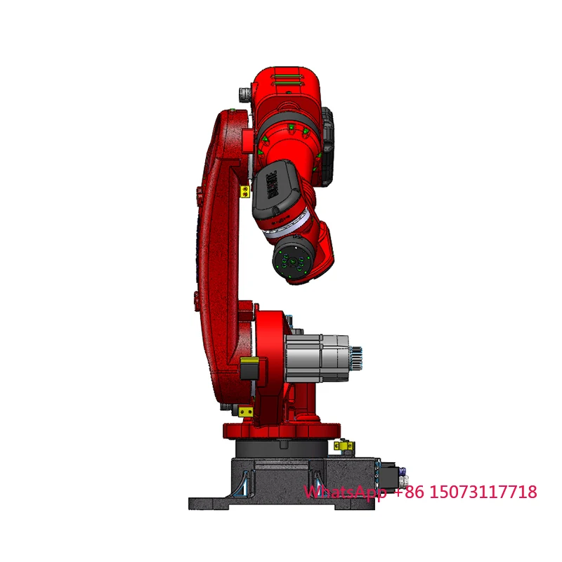 BRTIRUS2550A ذراع روبوت مفصلي ذو 6 محاور 2500 مم أقصى قدرة تحميل 50 كجم لتراص محرك علبة التروس PLC