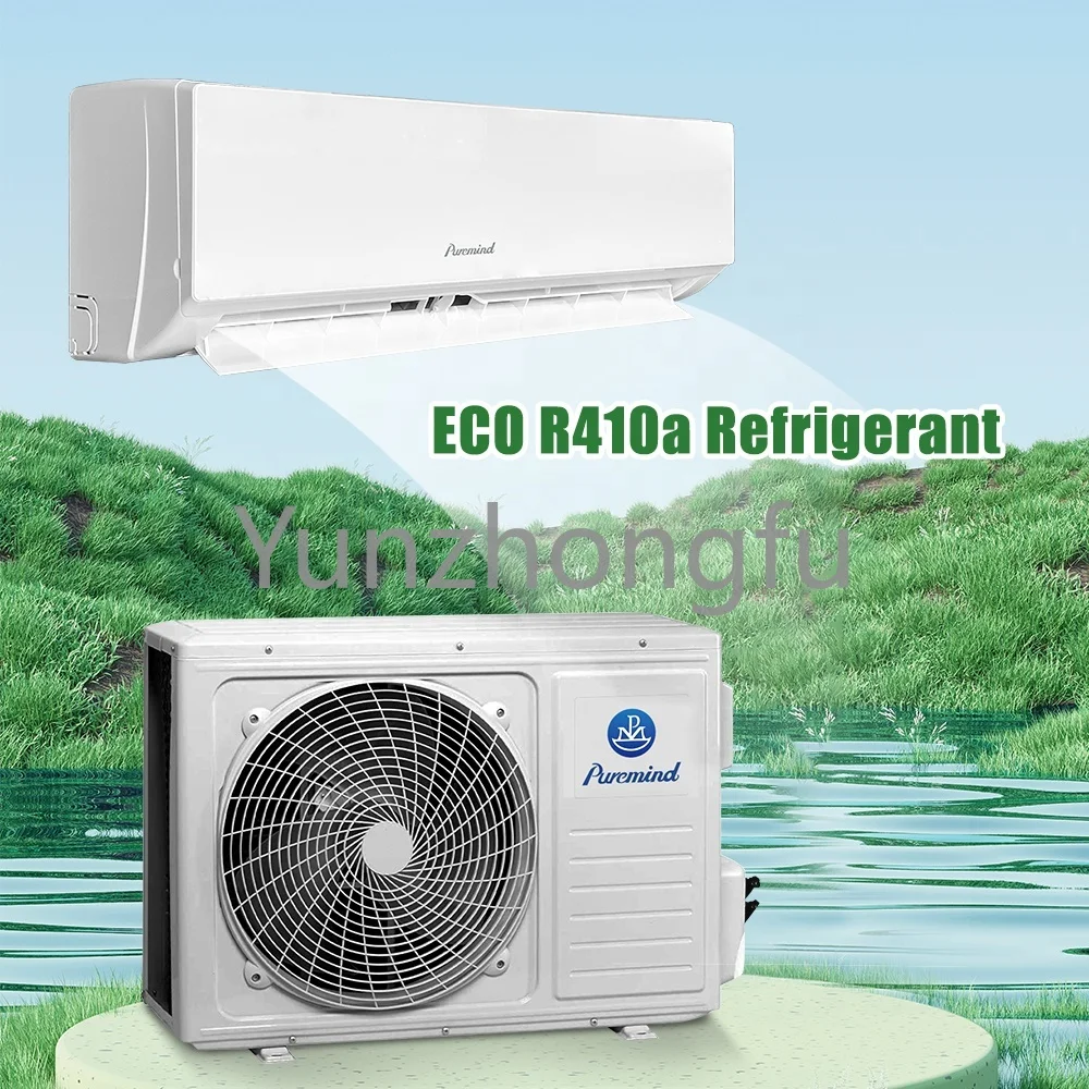 Puremind 220V 1.5HP 12000Btu 1Ton High Quality Smart Split Type Air Conditioner R32 R410a Inverter Air Conditioning Ductless