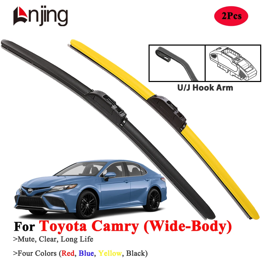 

LNJING Colorful Wiper Blades For Toyota Camry 1991-Now