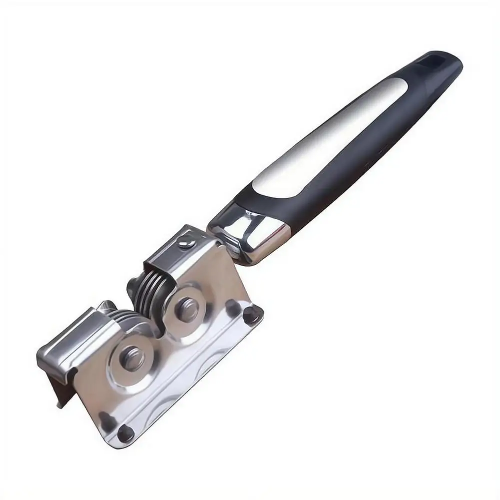 Aiguiseur de couteaux de cuisine manuel en acier inoxydable, outil d'affûtage professionnel, restauration rapide des couteaux ternis, poignée ergonomique et sûre