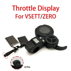 6pin VSETT Throttle & NFC Card for VSETT 8 8+ 9 9+ 10+ 11+ ZERO 8 9 10 8X 10X Z8PRO Electric Scooter Display Trigger LED Display